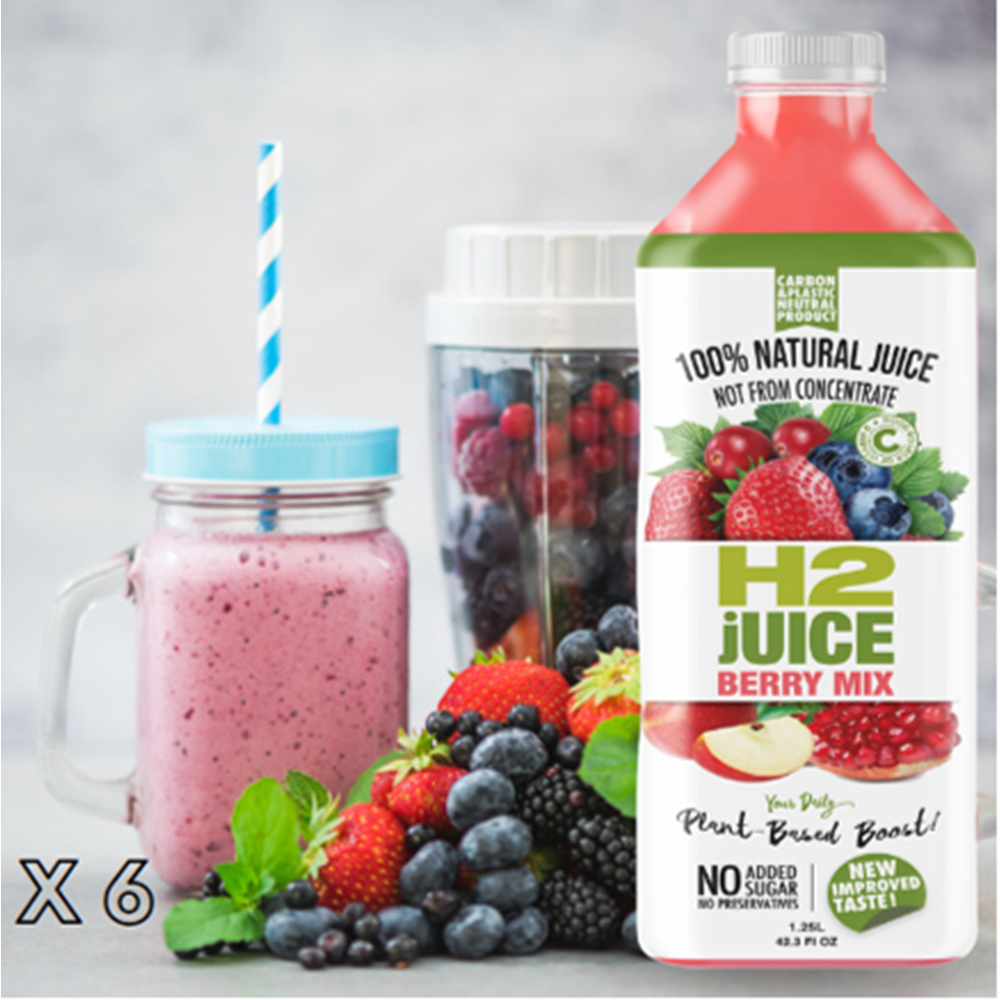 H2 JUICE BERRY MIX 1.25L 6