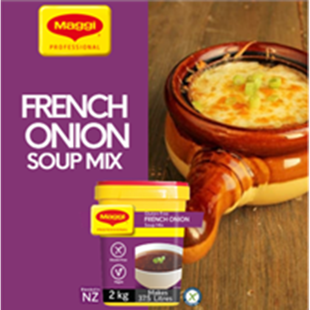 MAGGI Gluten Free French Onion Soup Mix 2kg x 6